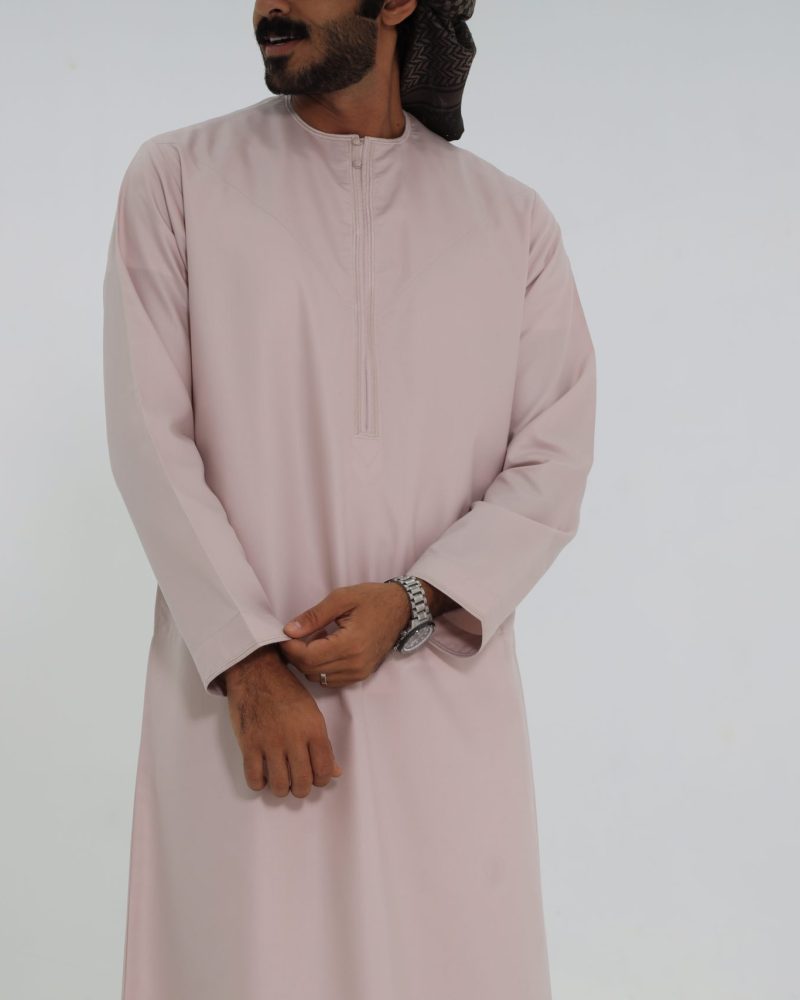 #M123 | Dusty Pink Omani Thobe